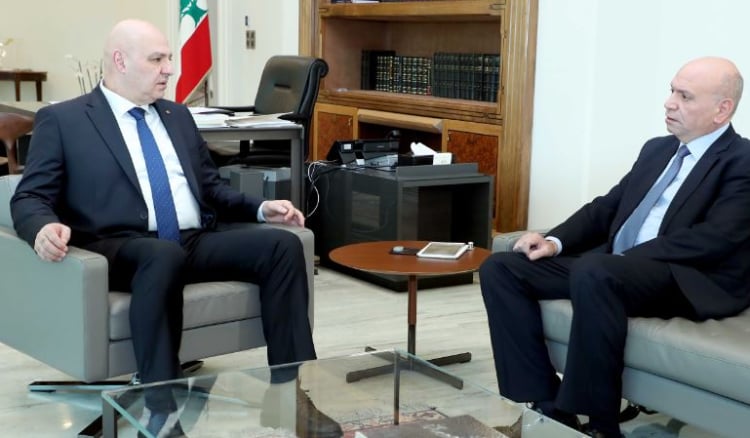 الرئيس عون عرض مع صادر لواقع النيابة العامة في جبل لبنان ومواضيع قضائية