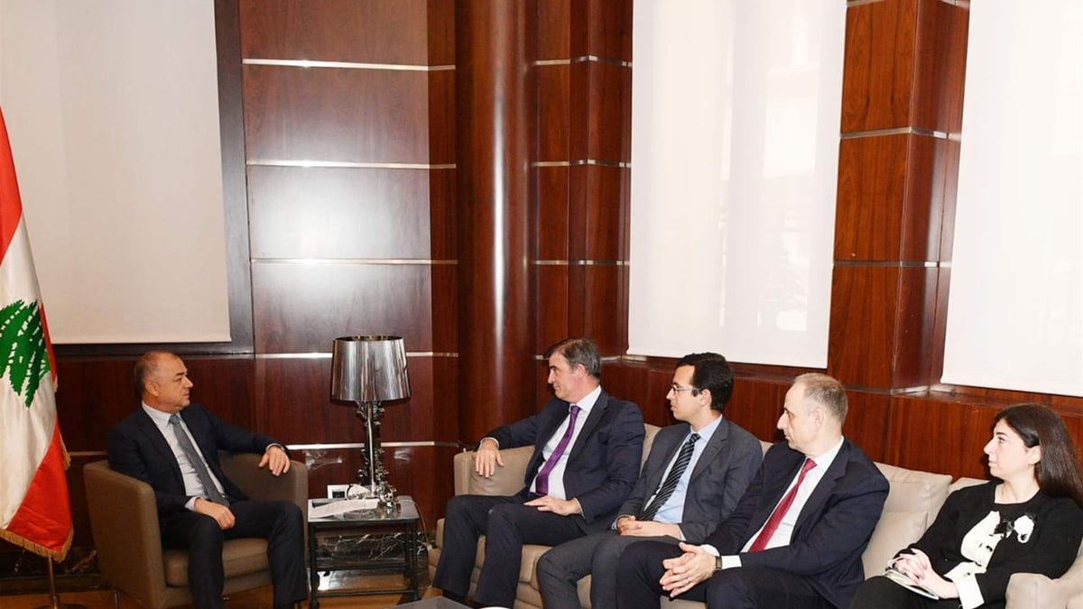 لقاء جمع بو صعب برئيس بعثة صندوق النقد الدوليّ