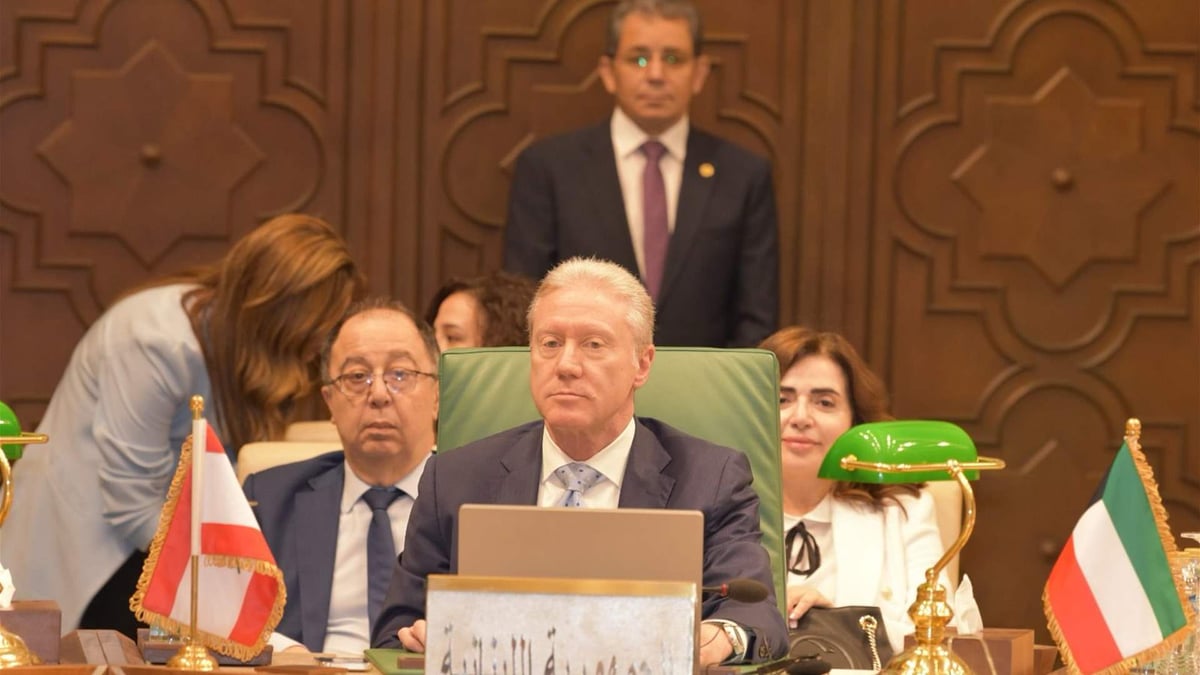رجي من القاهرة: سياسة الحكومة اللبنانية ترتكز على فرض سيادتها وحصر السلاح بيدها