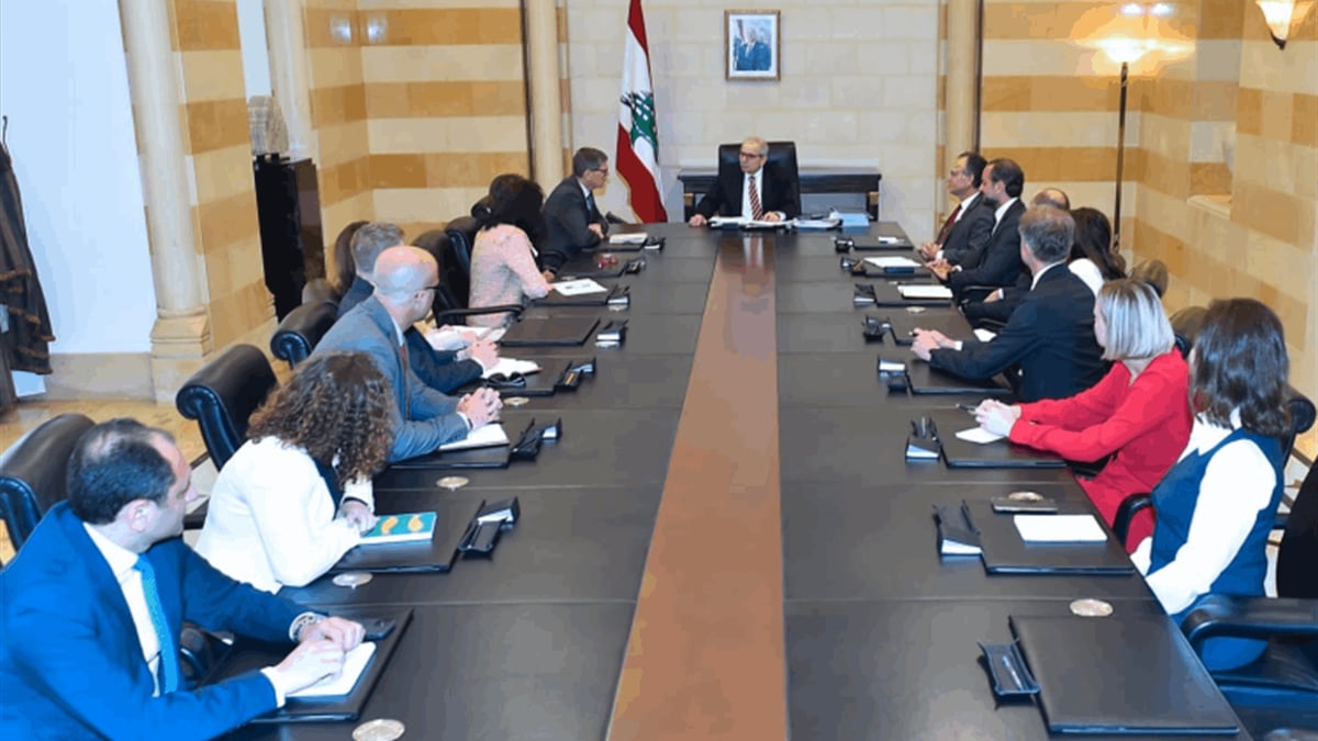 رئيس الحكومة استقبل وفدا من "معهد الشرق الأوسط - واشنطن"
