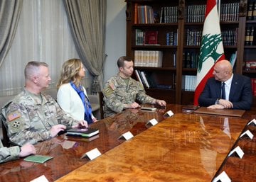 الرئيس عون استقبل جيفرز: لضرورة تفعيل عمل لجنة المراقبة