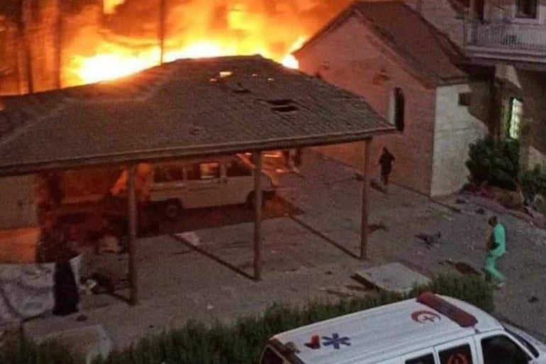 إسرائيل تقصف المستشفى المعمداني في غزة… وإجلاء المرضى