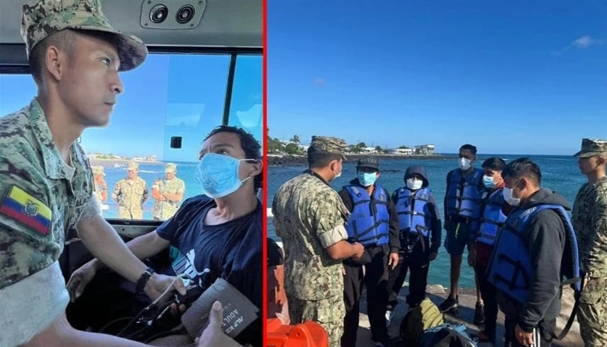 ظلوا 55 يوماً في البحر.. 5 صيادين يصلون جزر جالاباجوس