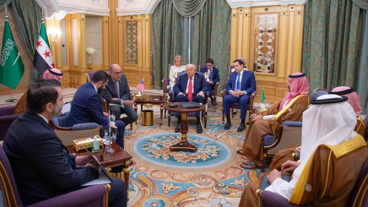 أردوغان شارك في اجتماع عبر تقنية الفيديو مع ترامب وبن سلمان والشرع