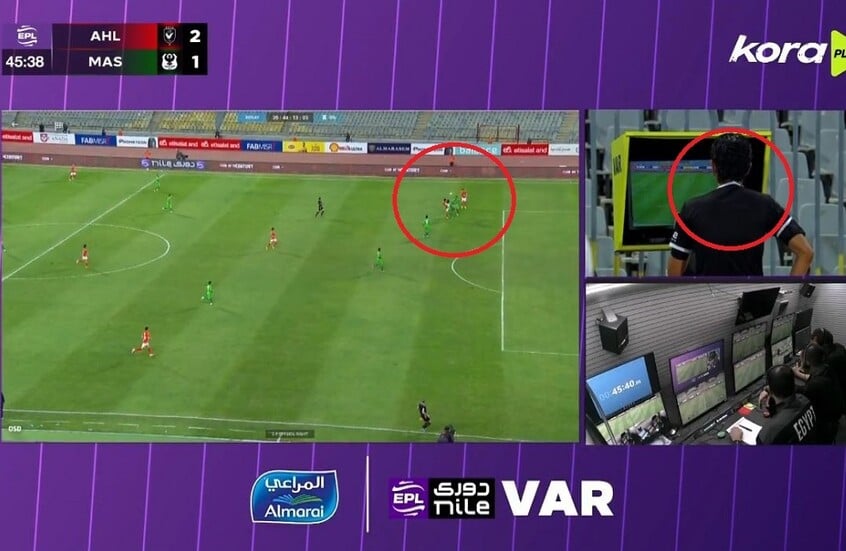شاهد.. إلغاء هدف للأهلي يثير الجدل
