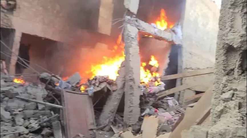 اليمن.. قتلى وجرحى إثر انفجار مخزن سلاح للحوثيين في تعز