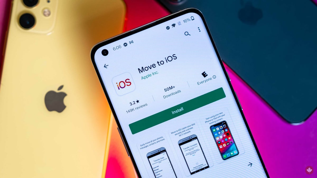 آبل تُحدّث تطبيق “Move to iOS” في أندرويد لتحسين نقل البيانات إلى آيفون