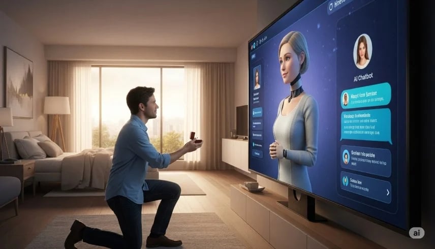 على غرار فيلم "Her".. أمريكي يتقدّم للزواج من روبوت بدلاً من خطيبته الحقيقية