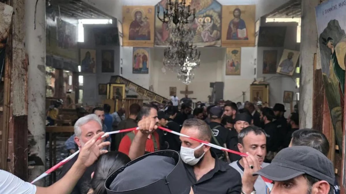 تفجير كنيسة مار إلياس.. الداخلية السورية تكشف تفاصيل جديدة