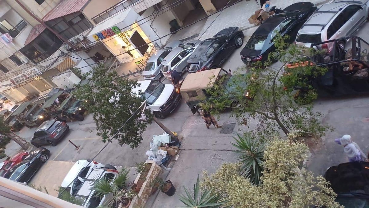 بالفيديو.. الجيش يكشف على مبنى في منطقة السانت تيريز