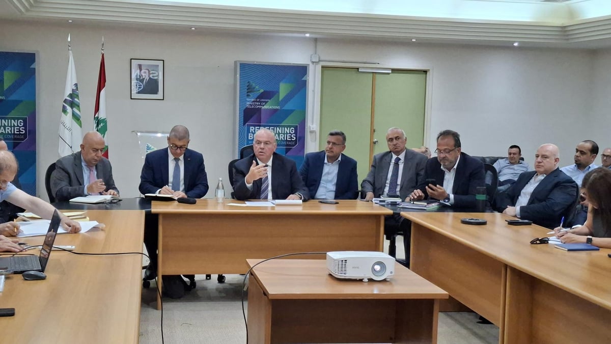 الحاج اجتمع مع ممثّلي شركات ناقلي خدمات الداتا.. وهذا ما قاله