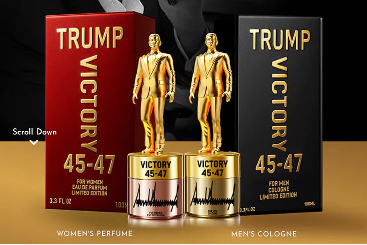 ترامب يطلق عطور "Victory 45-47" للرجال والنساء