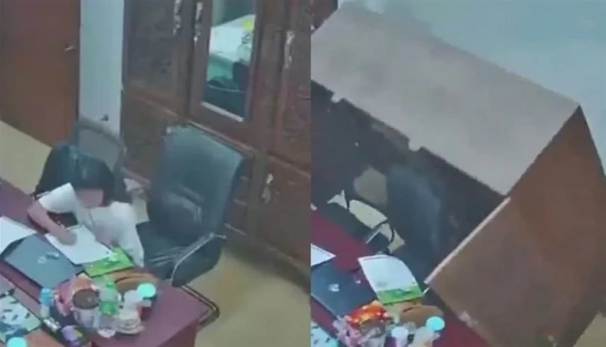 فيديو.. فتاة تتفادى الموت بخطوة ذكية خلال زلزال تركيا
