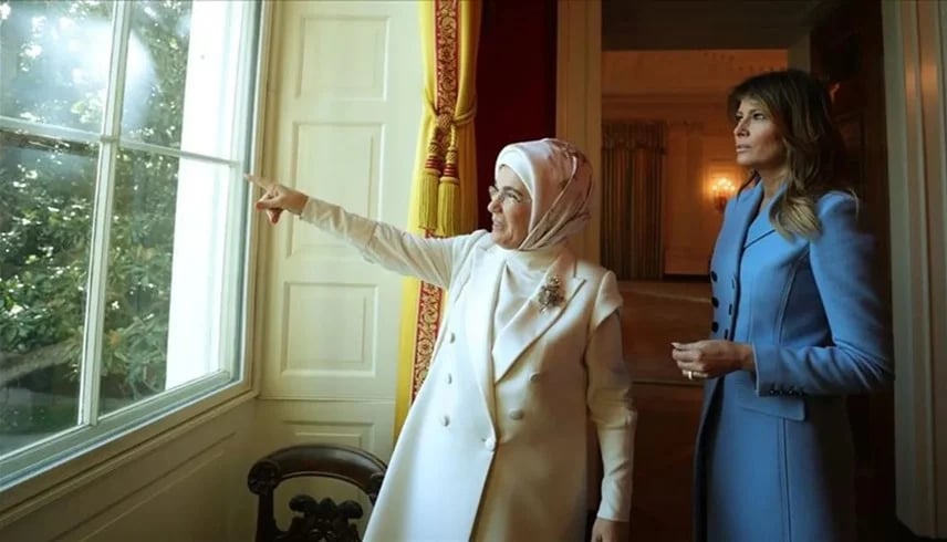 مثل أطفال أوكرانيا.. زوجة إردوغان تدعو زوجة ترامب لكتابة رسالة عن أطفال غزة