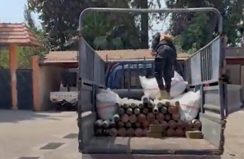 سوريا.. ضبط شاحنة محملة بصواريخ "غراد" كانت متجهة إلى لبنان (فيديو)