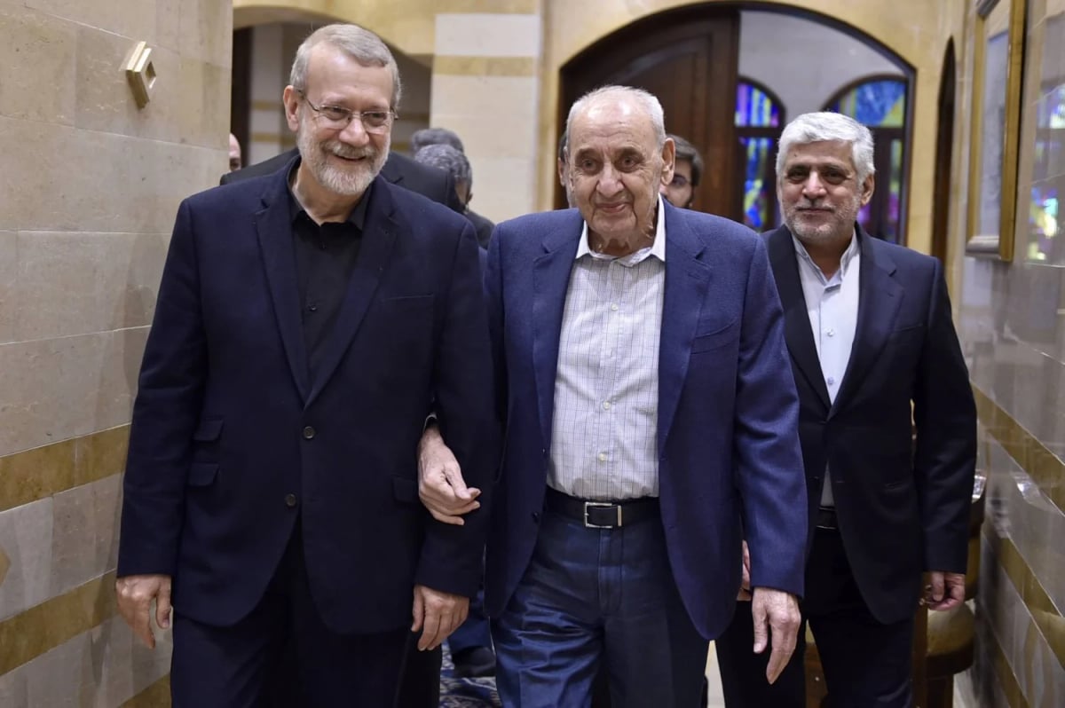 لاريجاني: ننصحكم بالحفاظ على المقاومة... و"الحزب" يحمي لبنان