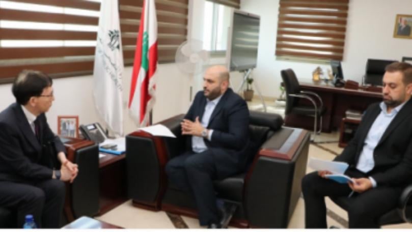 ناصر الدين إستقبل السفير الياباني وتجمع نقباء المهن الصحية
