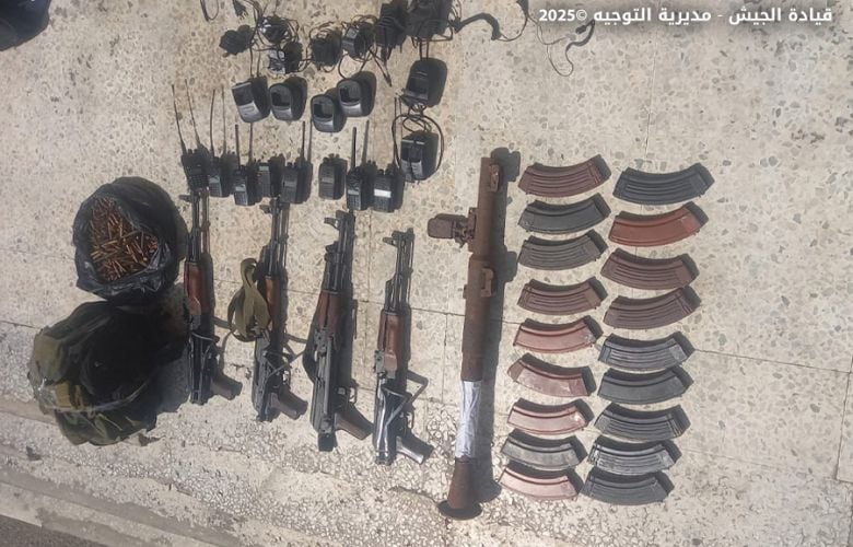 الجيش يلاحق المخلين بالأمن والمتورطين في الاتجار بالمخدرات، ويوقف 10 أشخاص