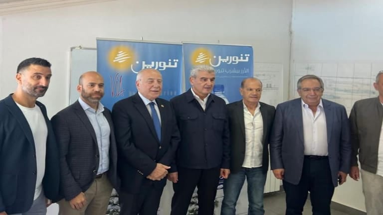 عيسى الخوري تفقد مياه تنورين: علينا تطمين الأسواق الخارجية