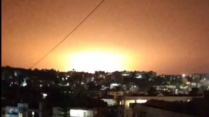 بالفيديو: الطيران الاسرائيلي استهدف مجبلا للباطون وكسارة في وادي بصفور