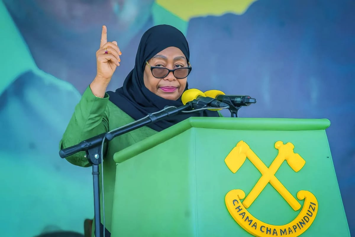 فوز رئيسة تنزانيا بأغلبية ساحقة في انتخابات شابها العنف