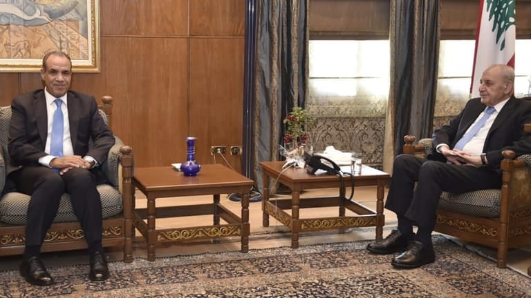 ماذا دار بين برّي ووزير الخارجية المصري؟