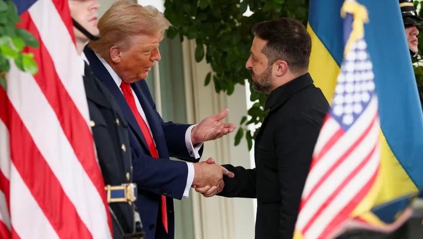 زيلينسكي يلتقي ترامب الأحد المقبل