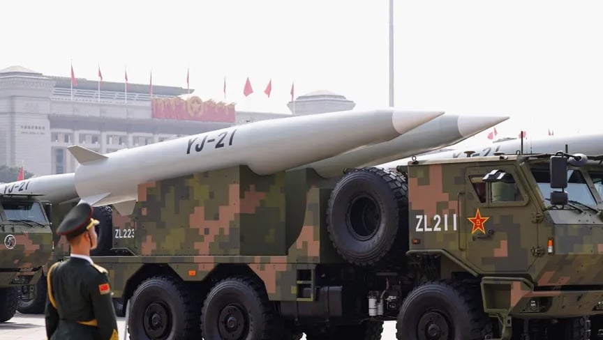 قادر على "تطويق تايوان".. Y-21 الصيني الفرط صوتي أحدث صاروخ يطلق جواً