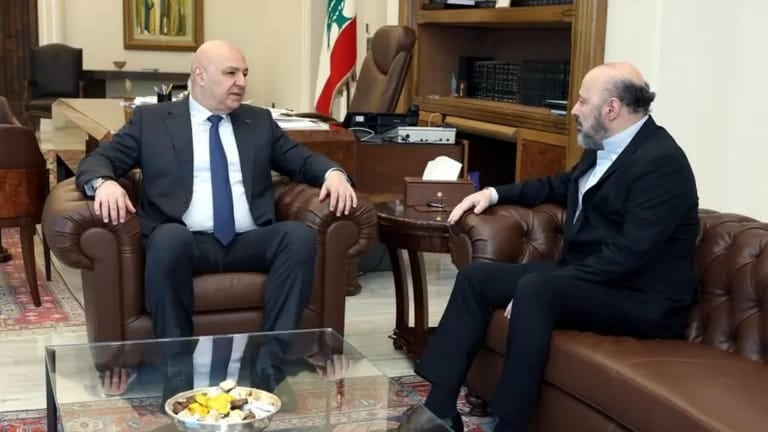 الرئيس عون استقبل رياشي موفدًا من جعجع