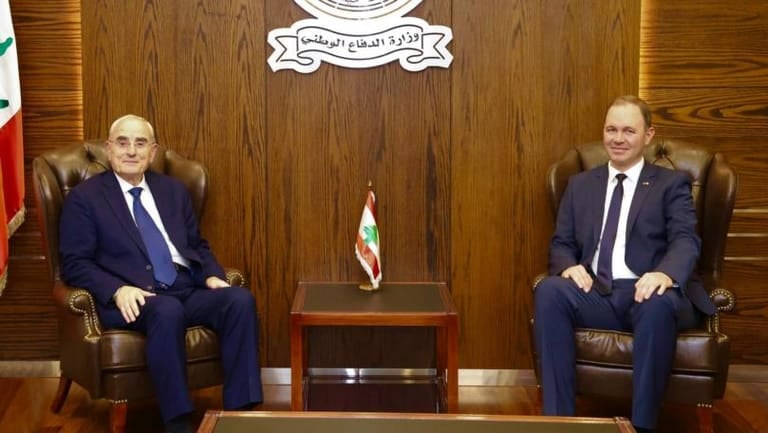 تعاون بحري ودعم عسكري.. محادثات لبنانية ألمانية في اليرزة