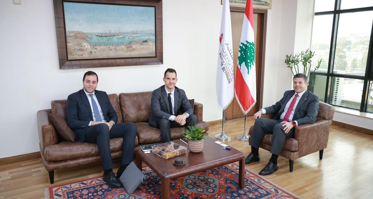 مدير عام مرفأ بيروت استقبل رئيس البنك الأوروبي لإعادة الإعمار والتنمية في لبنان