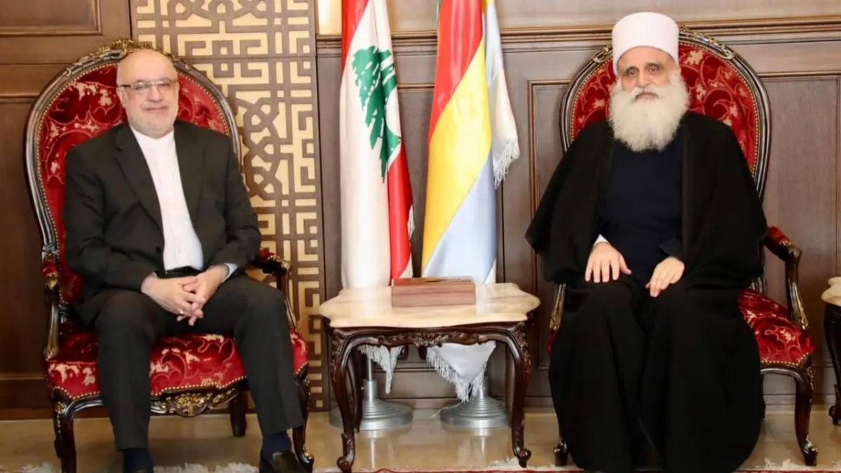 شيخ العقل استقبل السفير الإيراني في زيارة وداعيّة