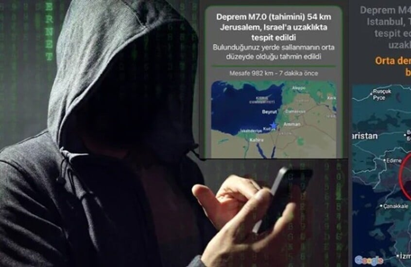 زلزال إسرائيل الوهمي يضرب هواتف الأتراك.. إنذار خاطئ أم تدخل خارجي متعمد؟