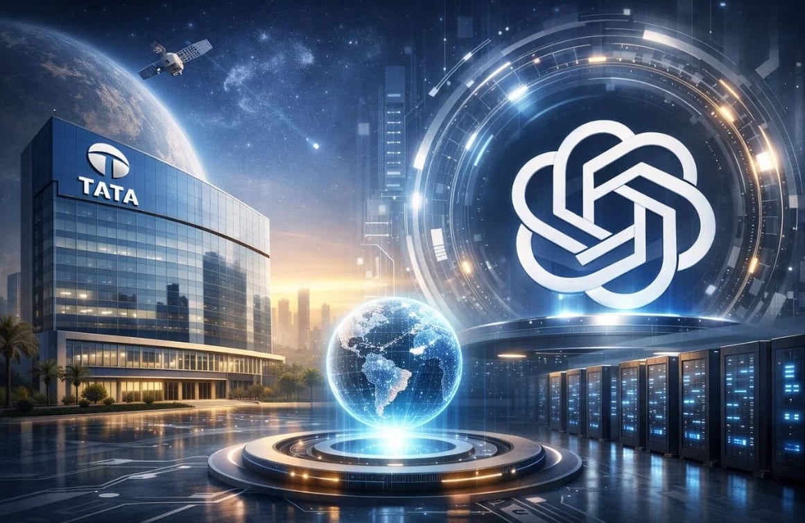 صفقة ضخمة تهز عالم التقنية: "أوبن إيه آي" و"تاتا" تبنيان إمبراطورية ذكاء اصطناعي في الهند!