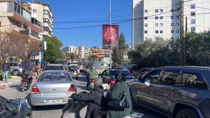 هلع وتوتر في الضاحية الجنوبية وزحمة خانقة بعد الإنذار الإسرائيلي