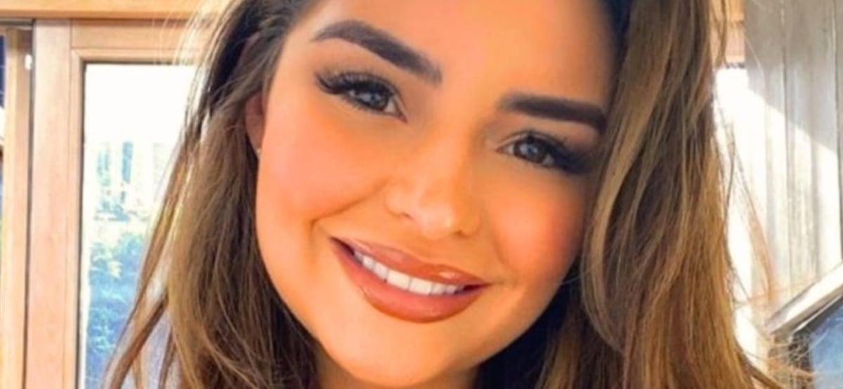 Demi Rose Wears Glittering Watermelon Bikini Highlighting Her Curves