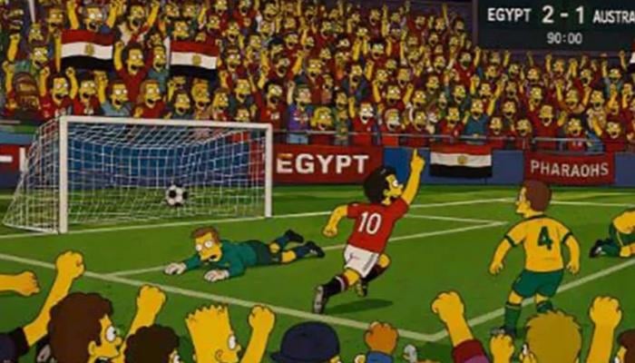 هل توقع مسلسل "عائلة سيمبسون" تأهل منتخب مصر أمام أستراليا؟
