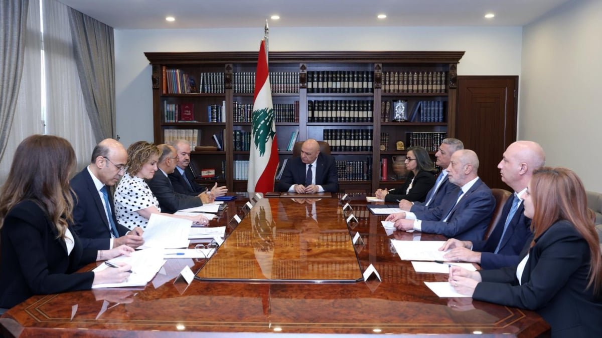 اجتماع في قصر بعبدا بحث في عدد من القوانين