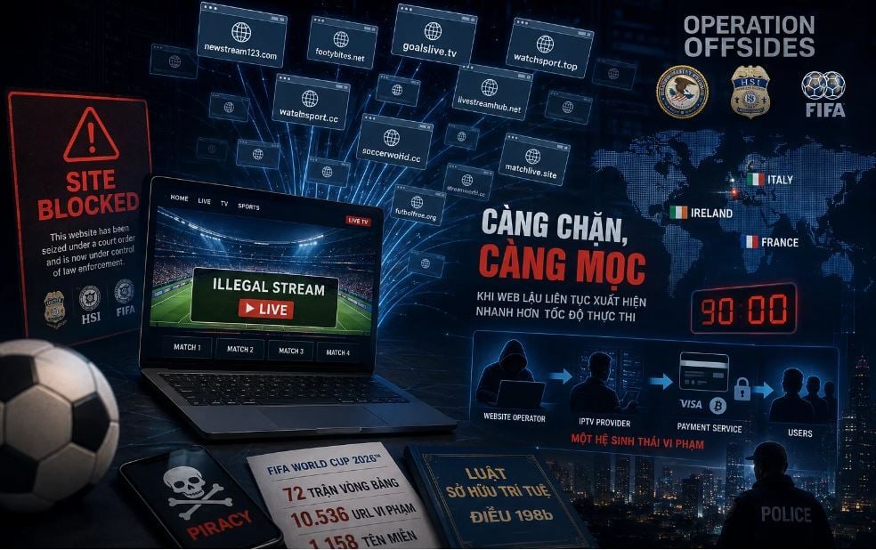 US Authorities Shut Over 1,000 Illegal World Cup Streaming Sites