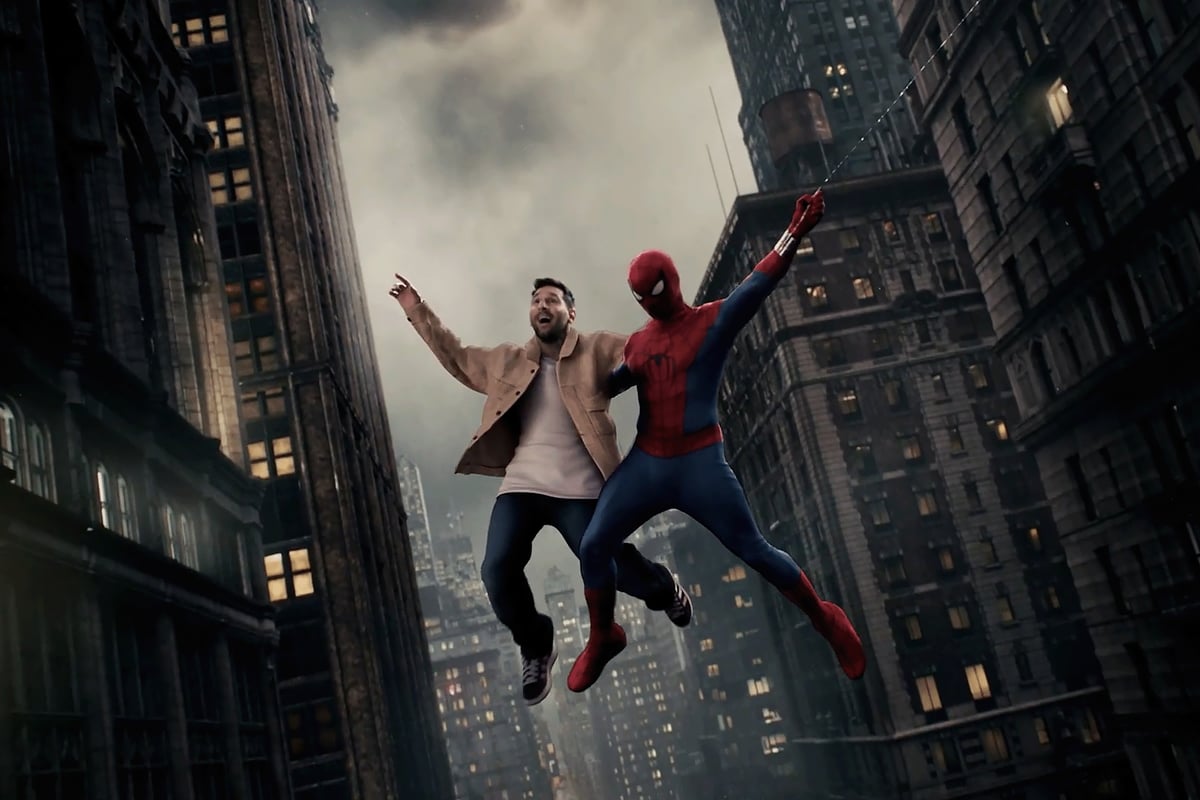 Messi incarne un "méchant" dans la nouvelle publicité de Spider-Man
