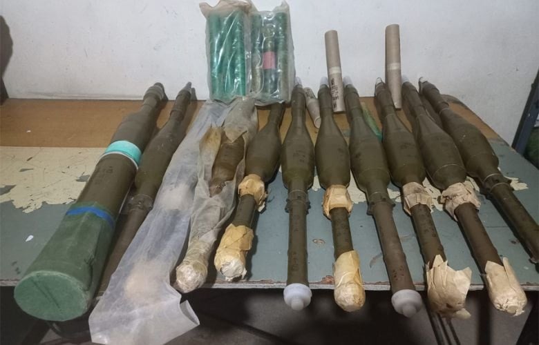 Rocket Shells Seized at Border with Syria