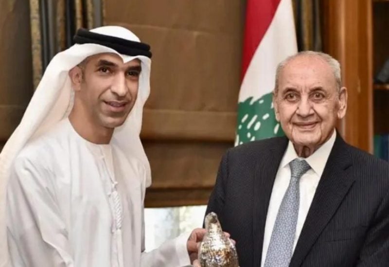 نبيه بري بحث مع الوفد الإماراتي في تعزيز التعاون