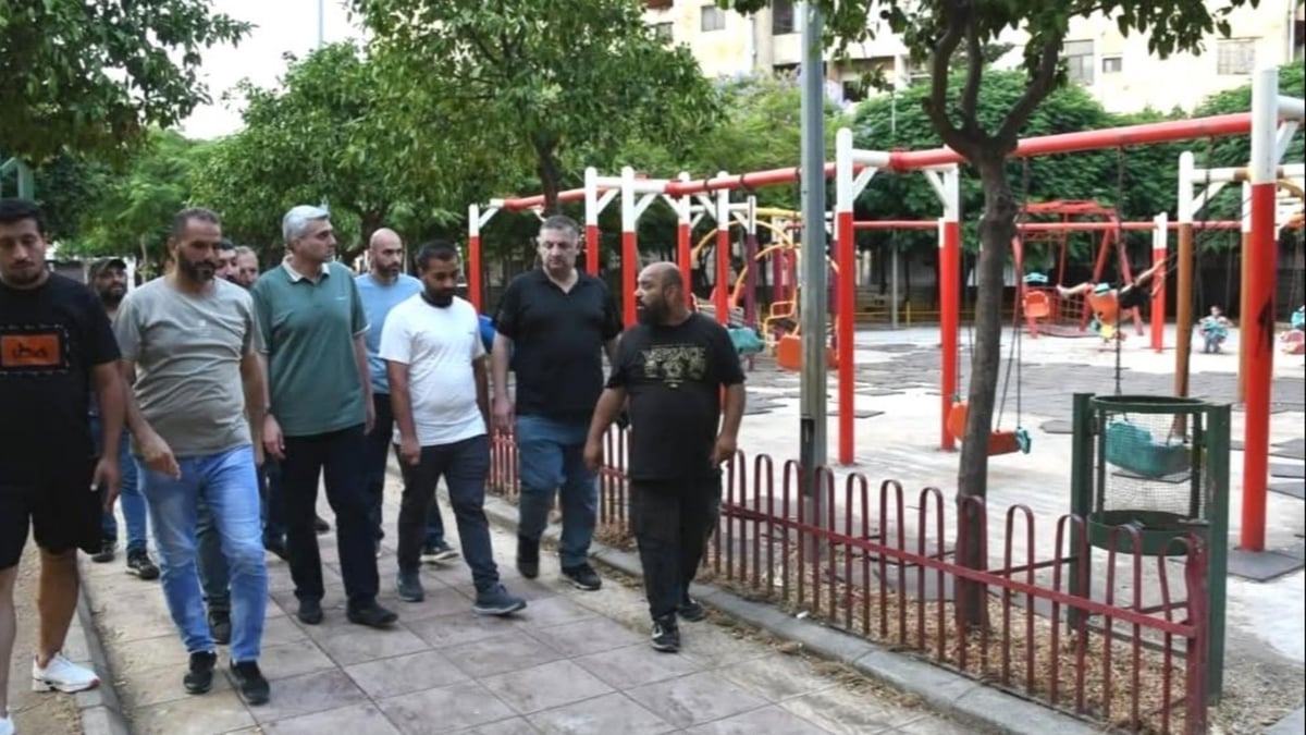 رئيس بلدية طرابلس جال في حديقة التبانة وتفقد ملعبها