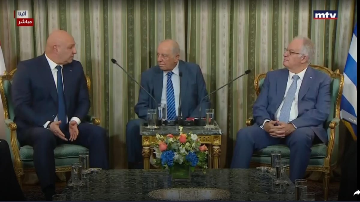 Ливано-греческая встреча в Афинах... Президент Оун: Мы устали от войн!