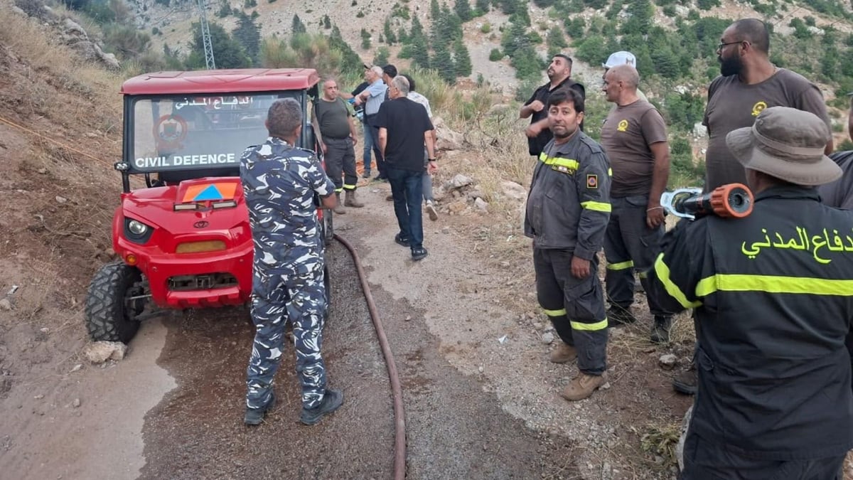 الدّفاع المدنيّ: السيطرة على الحريق في جرود البترون
