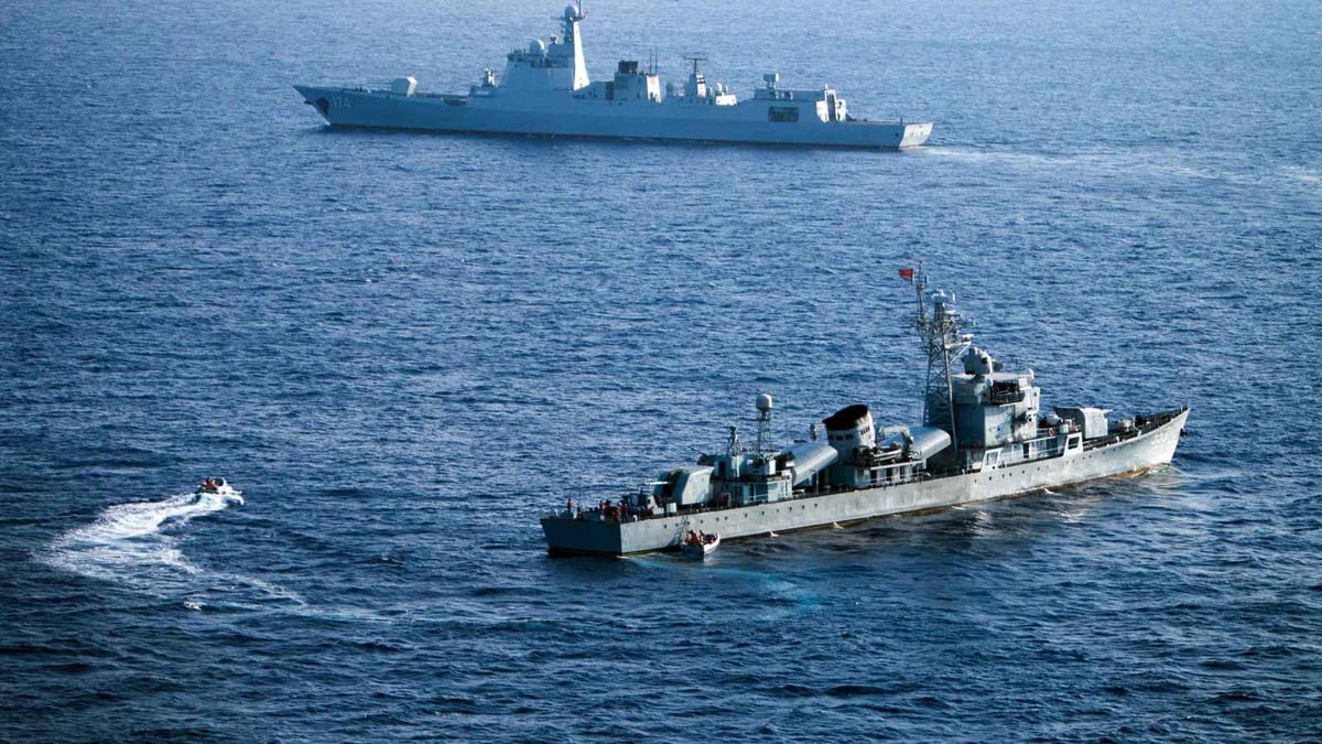 China Conducts Joint Naval-Air Drill Near Disputed Scarborough Shoal