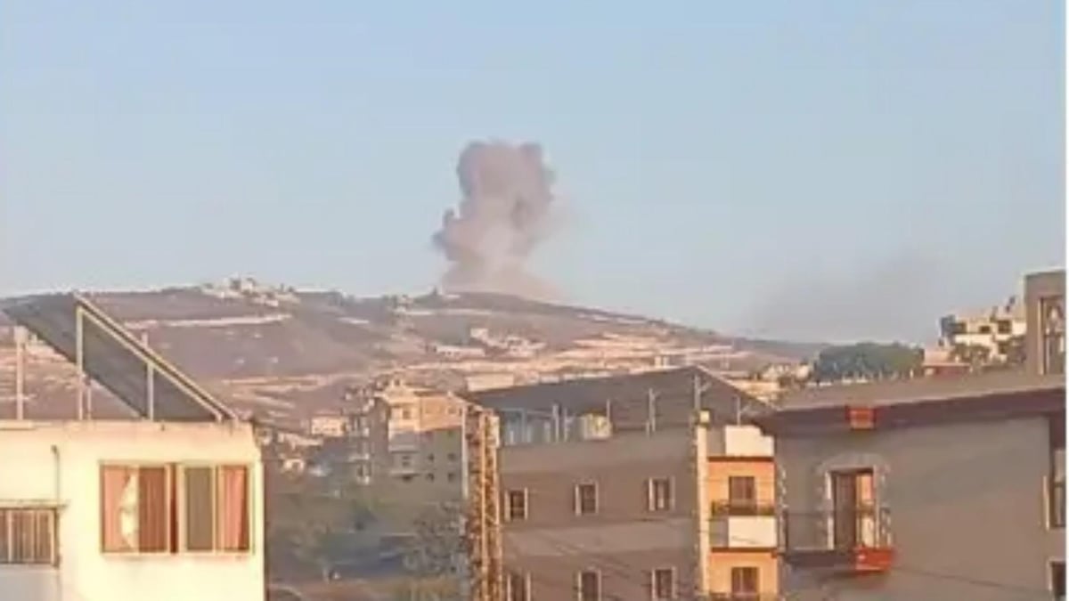 الطيران الإسرائيلي يدمّر مبنى في النبطية
