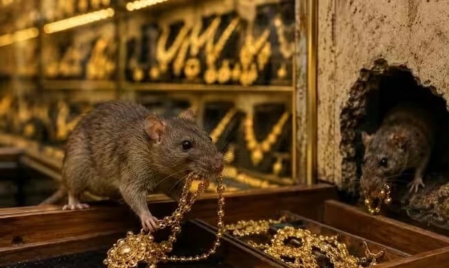 فأر يسرق مجوهرات بقيمة 12 ألف دولار من متجر
