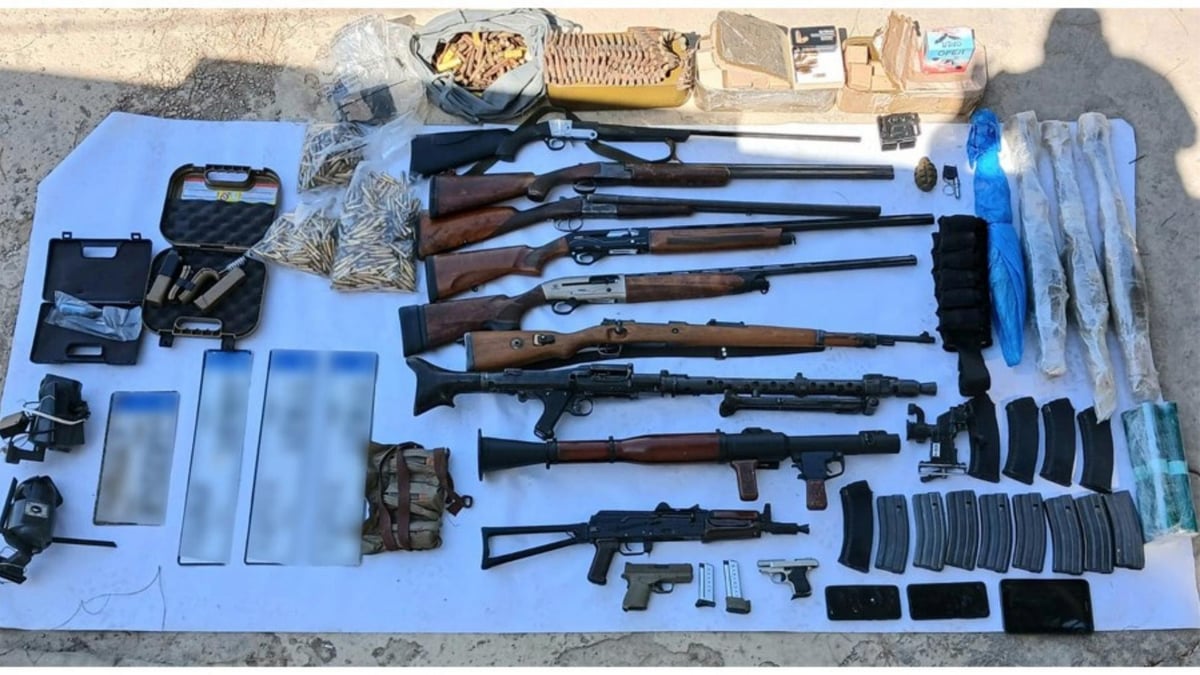 Detención de 7 buscados y decomiso de armas, municiones de guerra y drogas