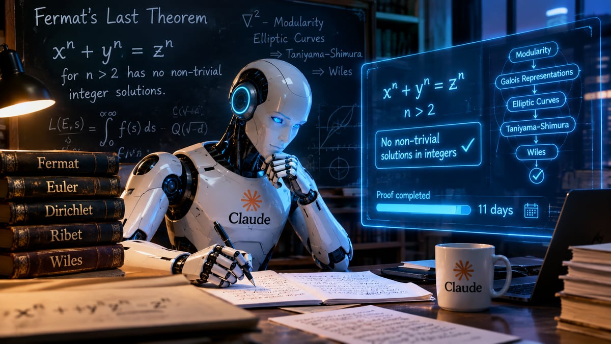 Con 13 millones de líneas de código en 11 días, Claude formula el último teorema de Fermat